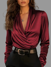 CAMISA DE TEJIDO ELÁSTICO CRUZADA 11 CLRS