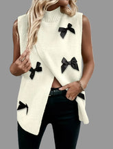 CHALECO DE PUNTO CRUZADO LAZOS 4 CLRS