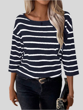 CAMISETA RAYAS M/L AMPLIA 6 CLRS