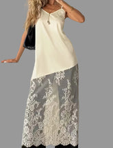 VESTIDO LENCERO CON TRANSPARENCIA