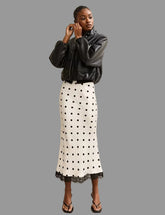 FALDA SIRENA LENCERA LUNARES 2 CLRS