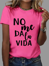 CAMISETA NO ME DA LA VIDA 9 CLRS