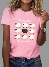 CAMISETA MANGA CORTA OVEJAS CUADRADO 4 CLRS