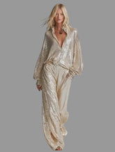 CONJUNTO DE PANTALÓN DE LENTEJUELAS