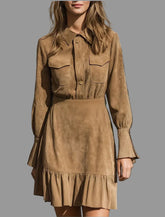 VESTIDO CAMISERO BOLSILLOS FRONTALES