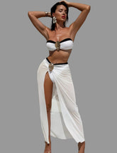 BIKINI CON PAREO LARGO 2 CLRS