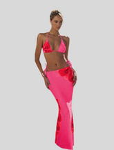 CONJUNTO DE BIKINI Y FALDA LYCRA 5 CLRS