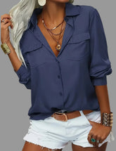 CAMISA CAMISERA TEJIDO SATINADO 7 CLRS