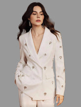 TRAJE DE CHAQUETA CON ADORNO CRISTALES 6 CLRS