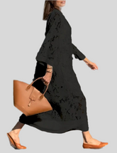 VESTIDO AMPLIO DE ENCAJE 2 CLRS