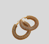 PENDIENTES ARO DORADOS TAMAÑO MEDIO