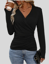 CAMISETA DE MANGA CRUZADA 6 CLRS