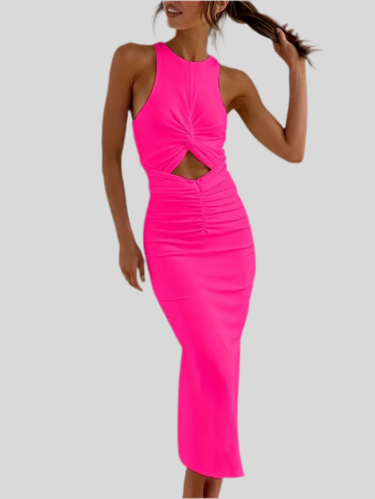 VESTIDO ELÁSTICO CRUZADO 2 CLRS