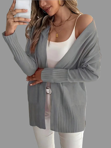 CHAQUETA DE PUNTO OVERSIZED MUY AMPLIA 20CLRS