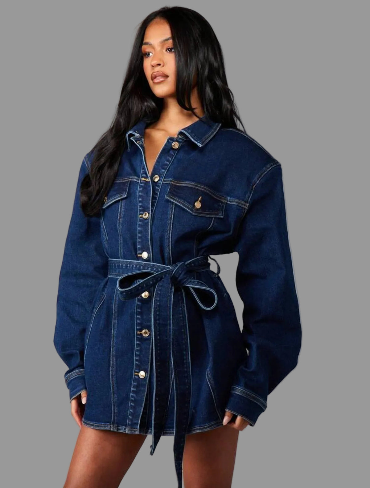 CHAQUETA VAQUERA ESTILO OVERSIZE