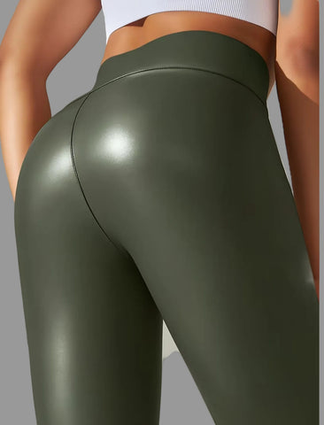 LEGGING SÍMIL PIEL CON INTERIOR SUAVE 6 CLRS