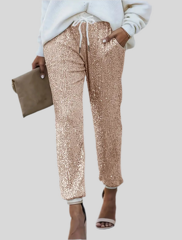 PANTALÓN LENTEJUELAS TOBILLO 6 CLRS