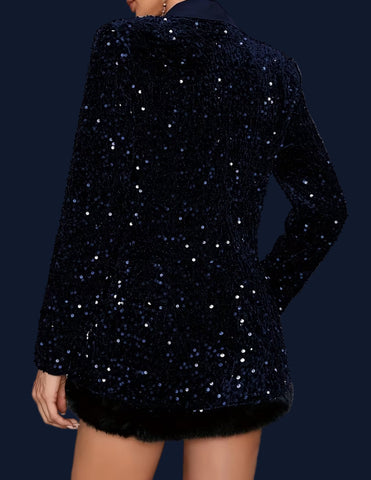 CHAQUETA OVERSIZE LENTEJUELAS 4 CLRS