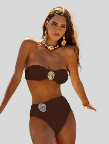 BIKINI BANDEAU CON BRAGA ALTA 4 CLRS