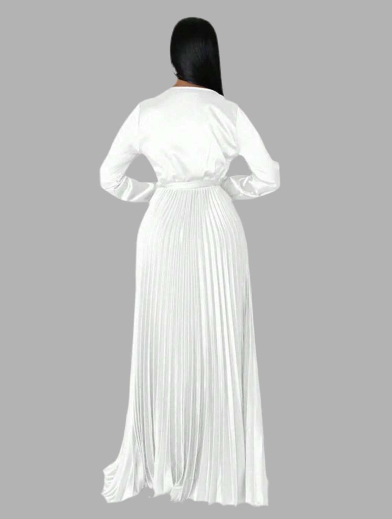 VESTIDO CRUZADO PLISADO 8 CLRS