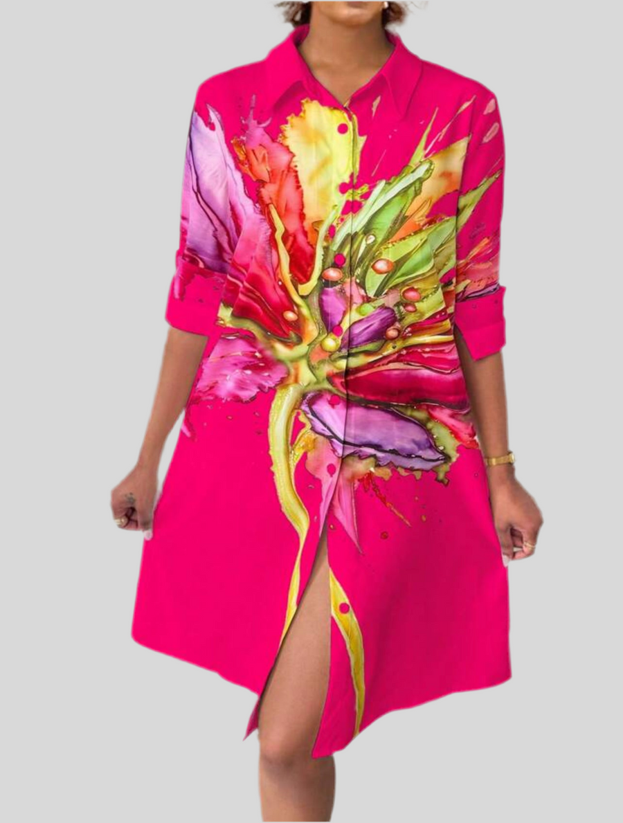 VESTIDO CAMISERO AMPLIO 6 CLRS