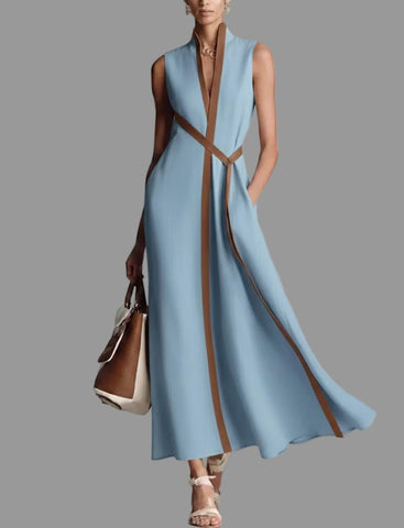 VESTIDO BORDE CONTRASTE SABRINA 5 CLRS