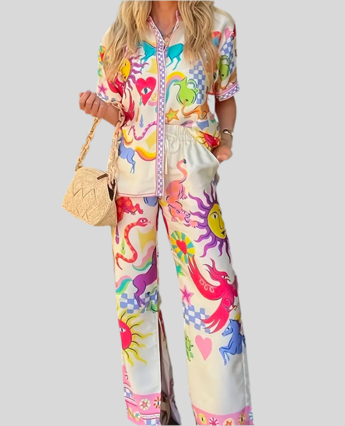 THE SILK COLLECTION PRINTED SET