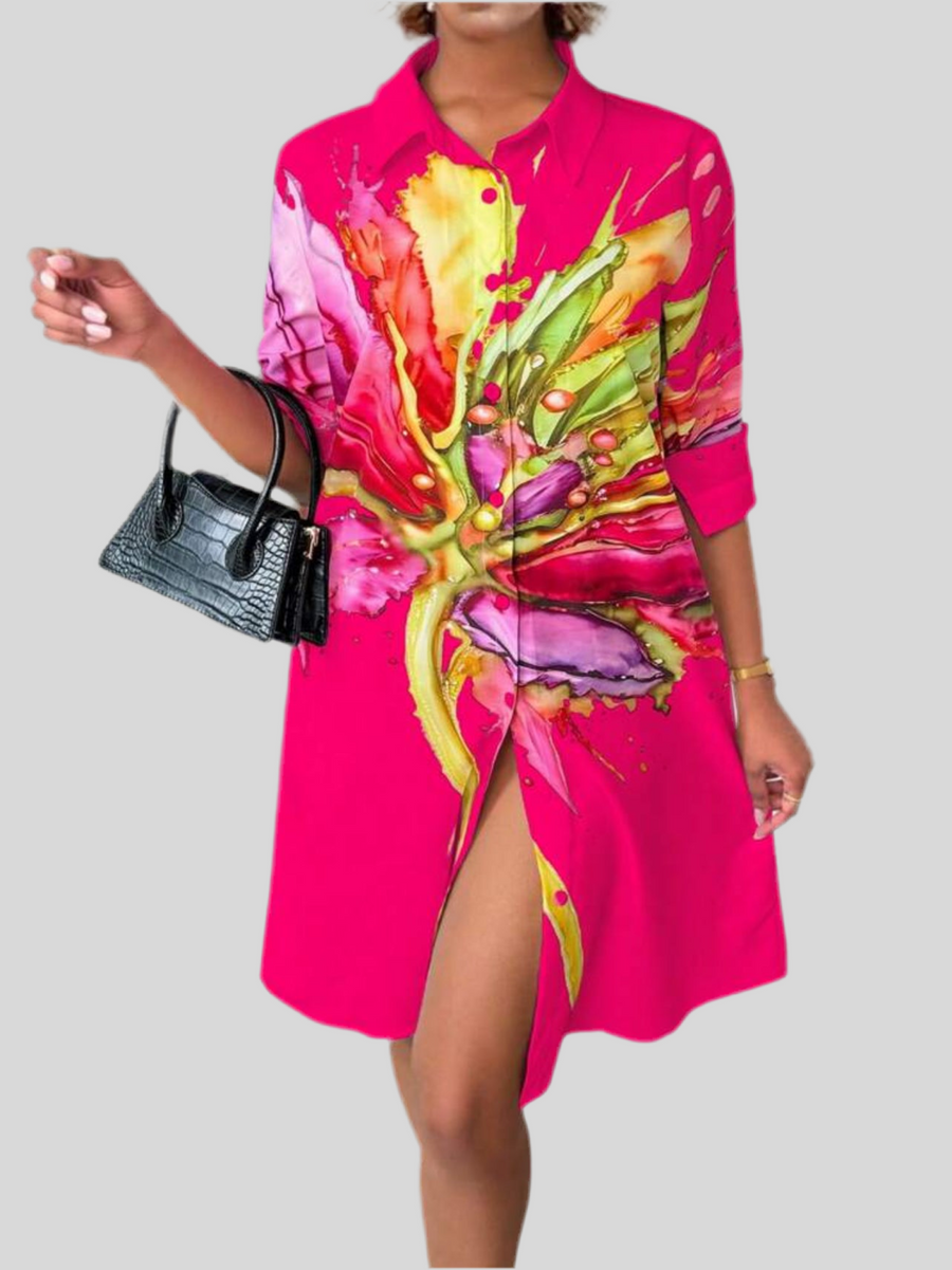 VESTIDO CAMISERO AMPLIO 6 CLRS
