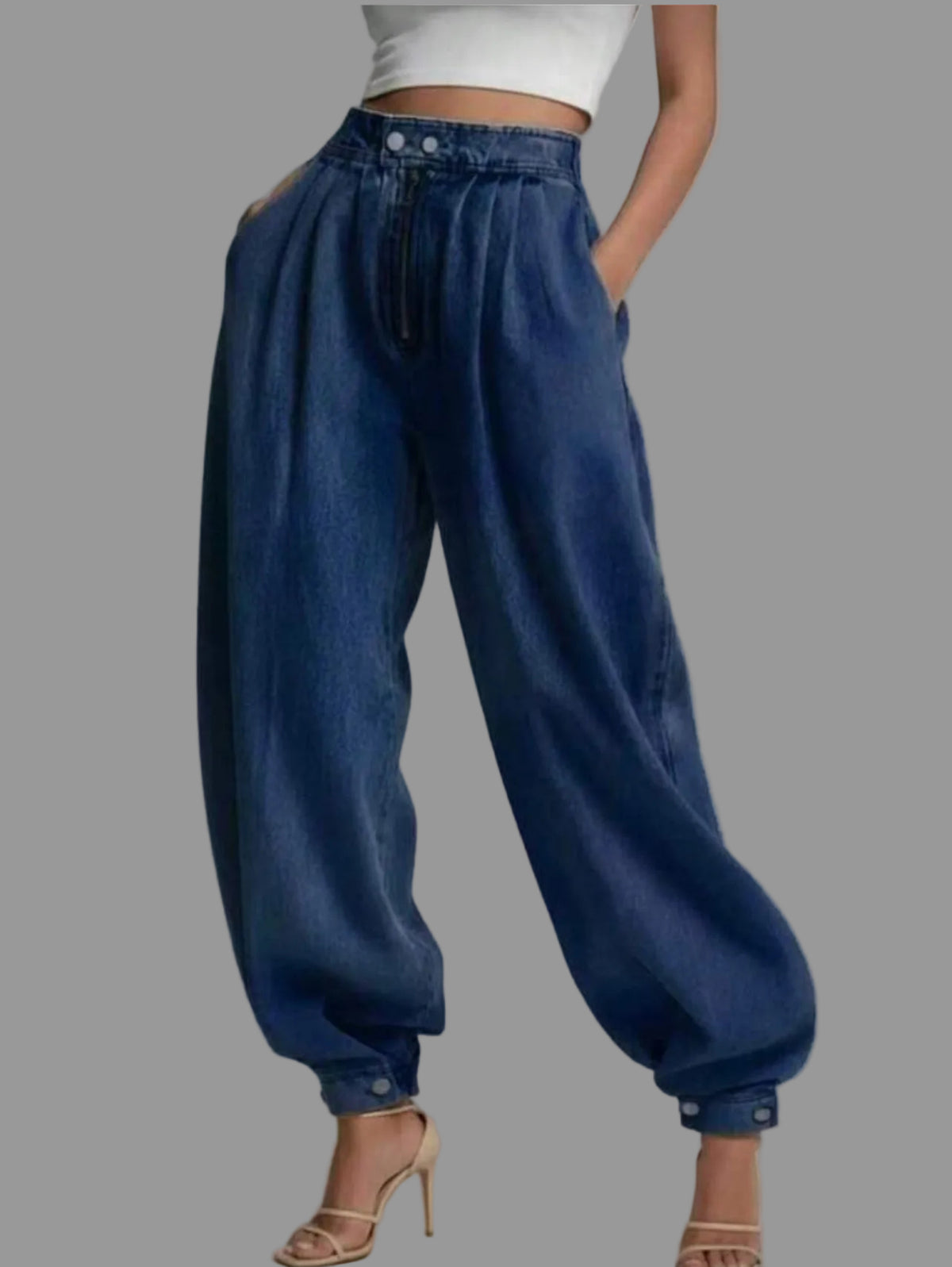 PANTALONES VAQUEROS  AL TOBILLO 3 CLRS