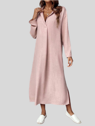 VESTIDO TÚNICA CON ESCOTE 5 CLRS