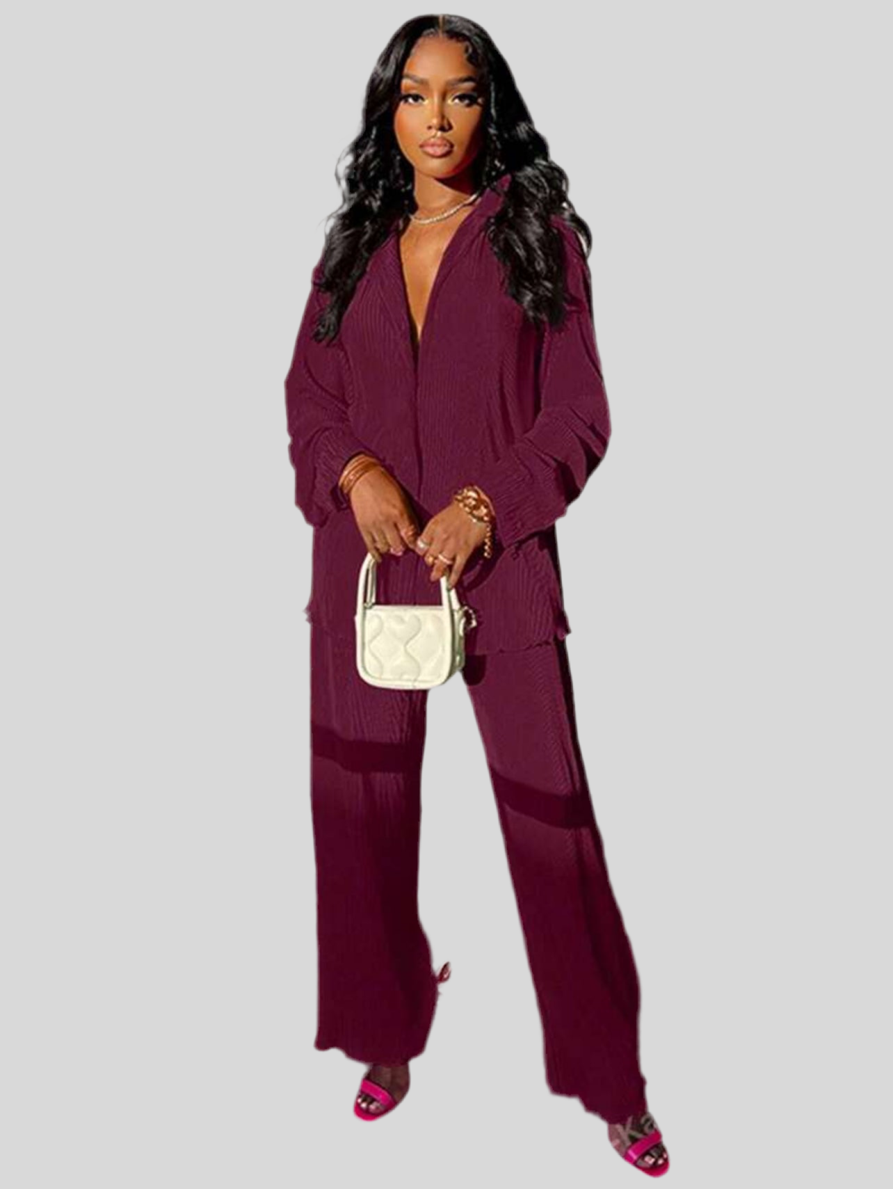 OVERSIZE PLEATED SET 16 CLRS