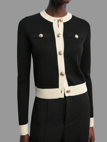 CHAQUETA PUNTO CORTA BORDE 4 CLRS