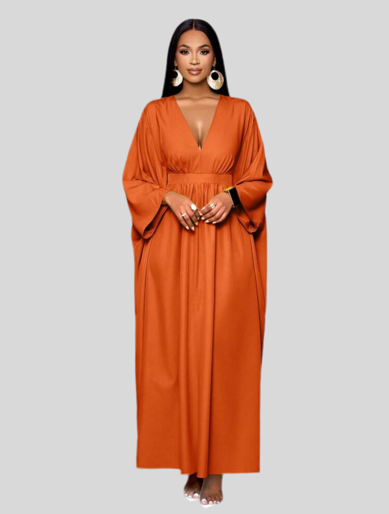 KAFTAN LISO CON ESCOTE UVE 4 CLRS