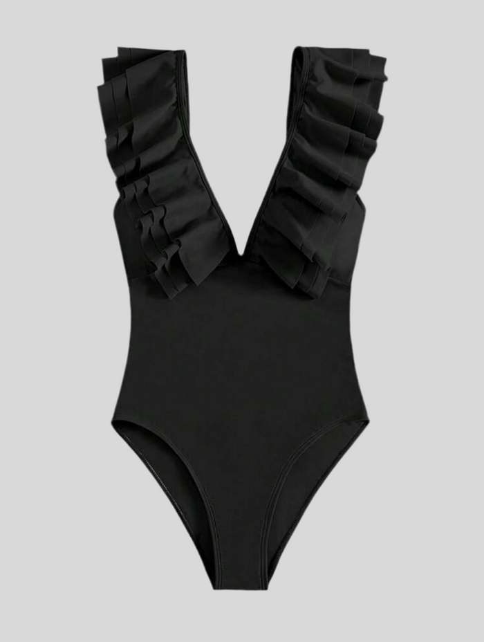 TRAJE DE BAÑO CON VOLANTES 2 CLRS