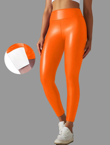 LEGGING SÍMIL PIEL CON INTERIOR SUAVE 6 CLRS