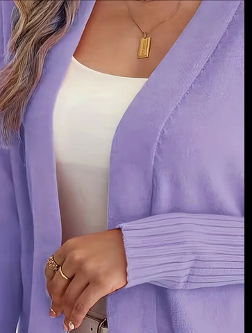 CHAQUETA DE PUNTO OVERSIZED MUY AMPLIA 20CLRS