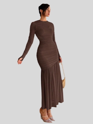 VESTIDO DE TUL DRAPEDO 19 CLRS