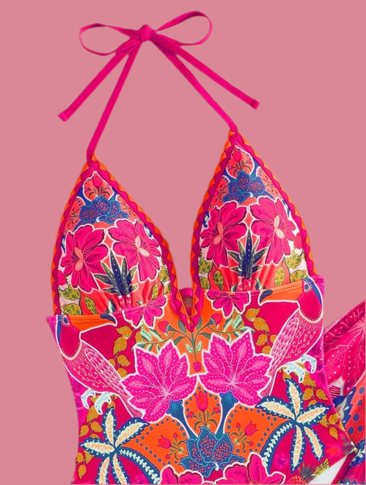 CONJUNTO DE TRAJE DE BAÑO Y MINI PAREO 2 CLRS
