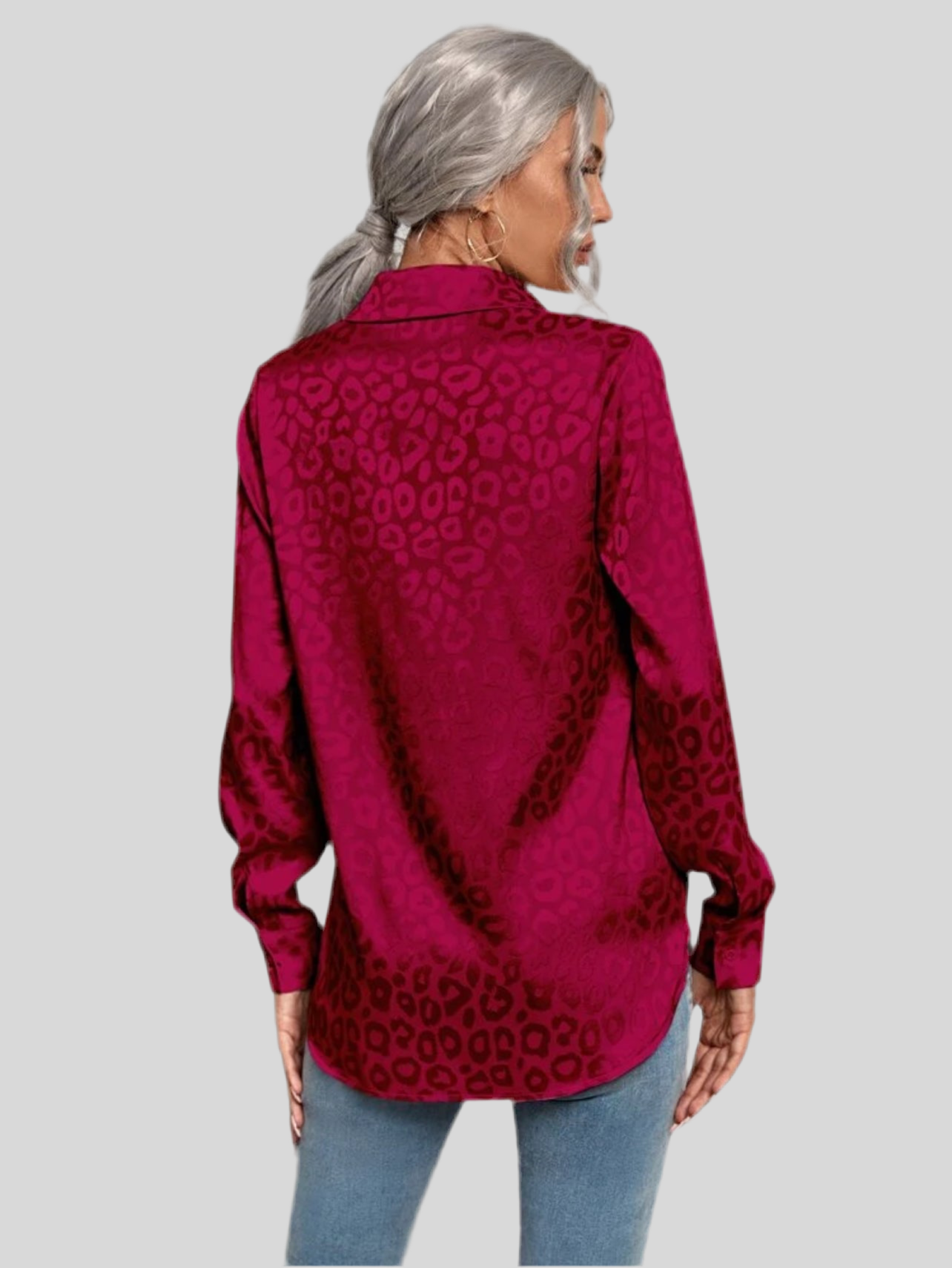 CAMISA SATÉN RELIEVE A PRINT 11 CLRS