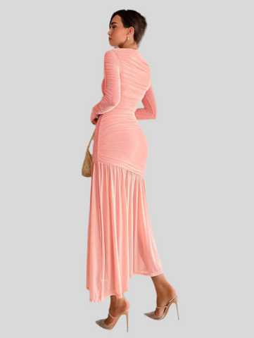 VESTIDO DE TUL DRAPEDO 19 CLRS