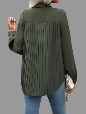 CAMISA AMPLIA CON TRASERO PLISADO 8 CLRS