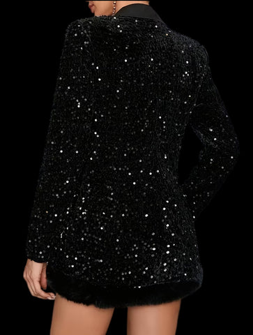 CHAQUETA OVERSIZE LENTEJUELAS 4 CLRS