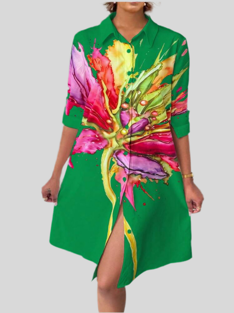 VESTIDO CAMISERO AMPLIO 6 CLRS