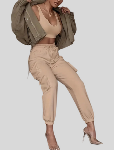 PANTALÓN CARGO LISO 3 CLRS