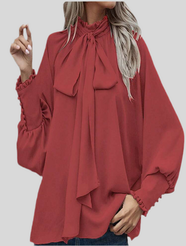 CAMISA CON CON LAZADA Y PUÑOS 10 CLRS