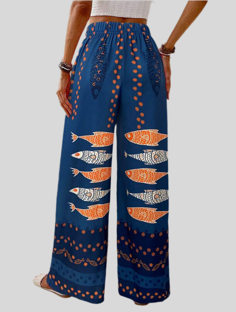PANTALÓN DE VERANO ESTAMPADO 7 CLRS