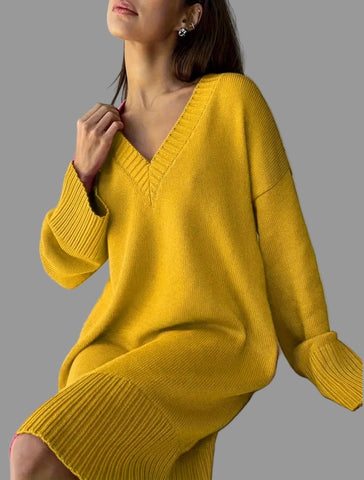 VESTIDO JERSEY DE PUNTO OVERSIZED 5 CLRS