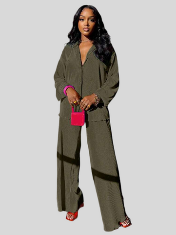 OVERSIZE PLEATED SET 16 CLRS