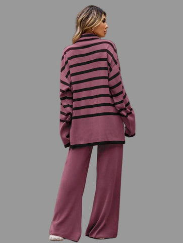 CONJUNTO DE PUNTO JERSEY RAYAS 12 CLRS