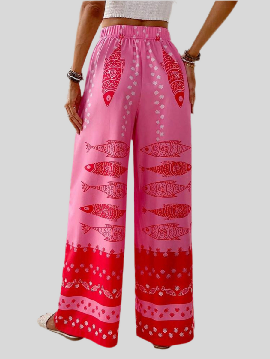 PANTALÓN DE VERANO ESTAMPADO 7 CLRS